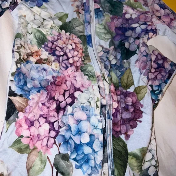 🆕 Posh Peanut Toddler Convertible Pajamas Kara Floral - Picture 3 of 7